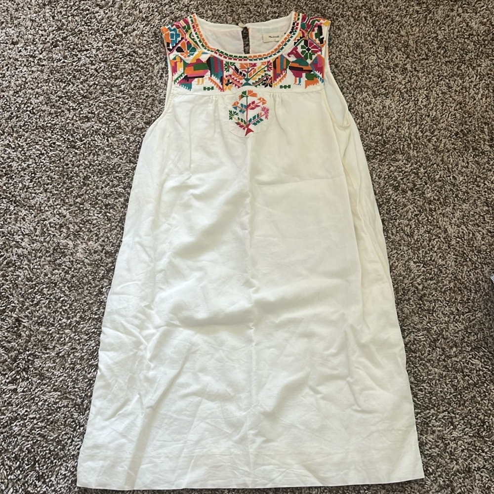 Madewell linen & cotton dress